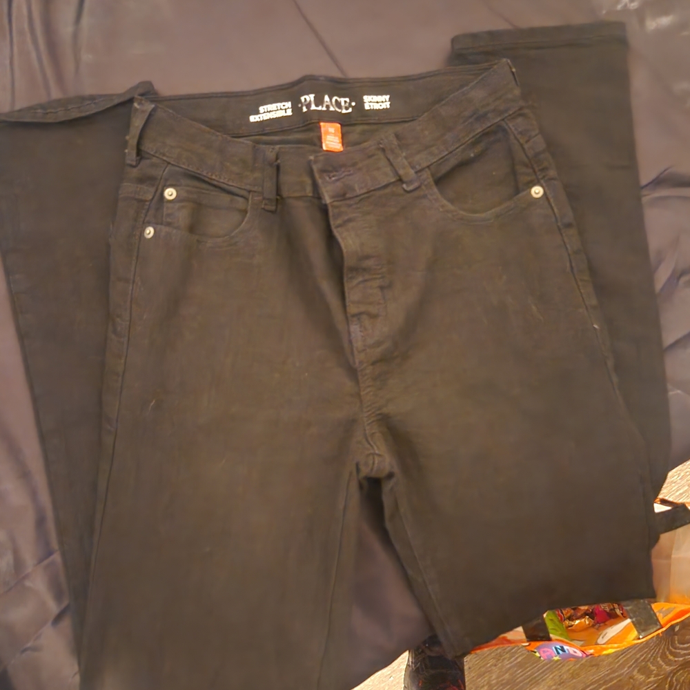 Childrens Place Black Skinny Jeans Youth Size 16